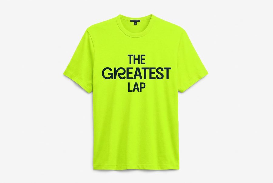 Wordmark Tee, Fluor Green